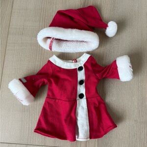 American Girl Doll 2015 Santa Dress and Hat